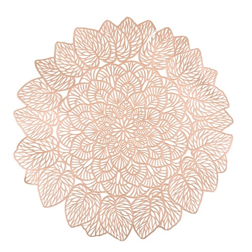 Rosegold Christmas Placemat 38cm