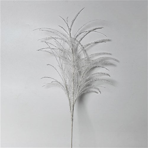 White Glitter Finish Stem 82cm