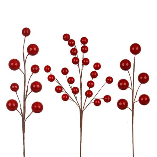 Berry Stems 58cm - 65cm 3 assorted