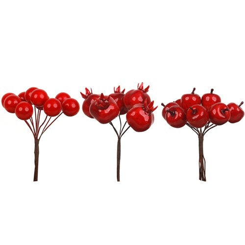 Berry, Pomegranate, Apple Clusters Pic 3 assorted