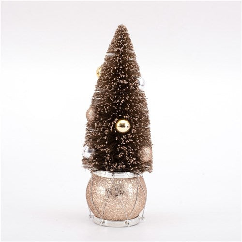 Sisal Champagne Tree with Drum Base 24cm
