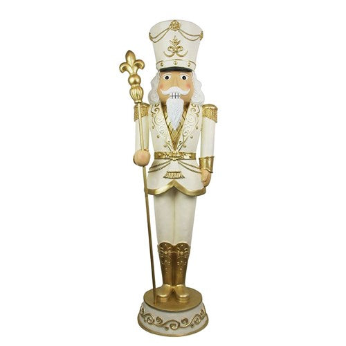 Gilded Polyresin Nutcracker 183cm