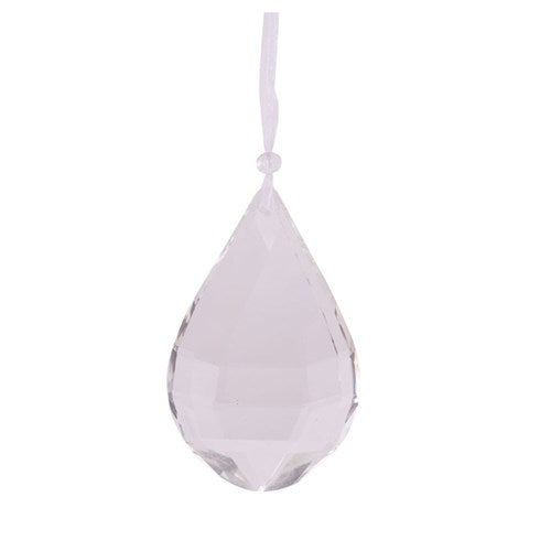 Tree Ornament 8.9cm Crystal Drop