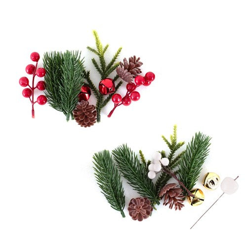 Red & White Berry Sprigs 2 assorted