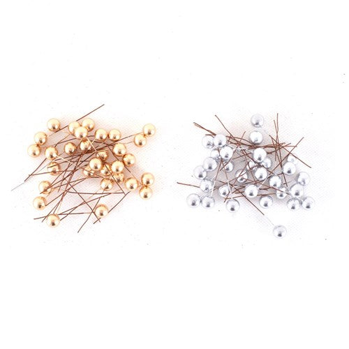 Gold & Silver Pick 30Pk 1cm 2 assorted