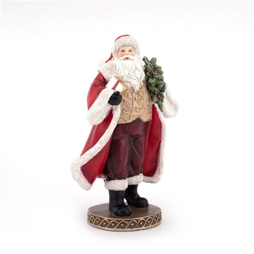 Polyresin Santa 13.5X11X23cm