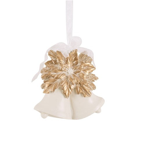 Polyresin Christmas Bells Ornament 9cm