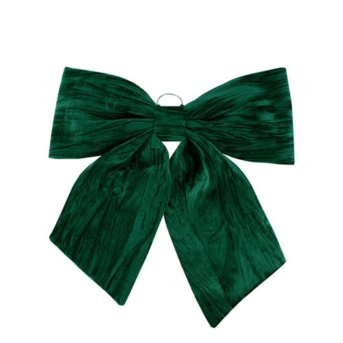 Bow 67x72cm Emerald Velvet