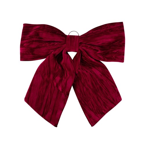 Extra Large Red Velvet Bow 67x72cm — Ronis