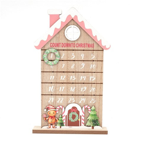 Pink Candy House Advent Calender 18X30X4cm