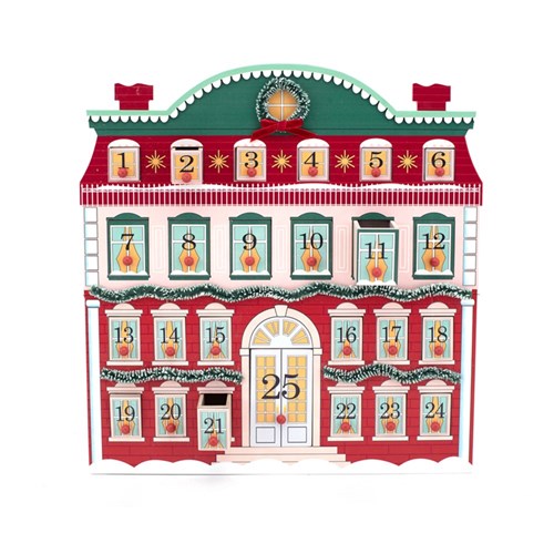 Christmas Mansion Advent Calender 33X34X7cm
