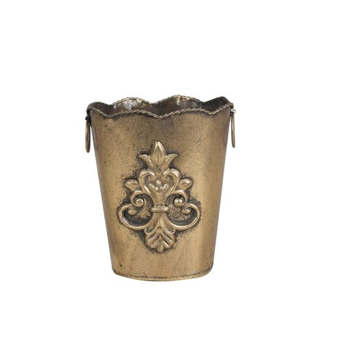 Antique Rose Metal Planter 20X15.5X22cm