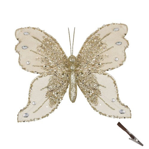 Champagne with Champagne Butterfly 23X26cm