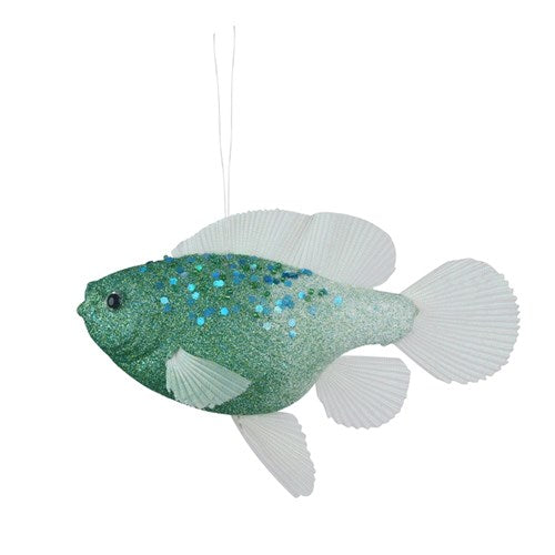 Tree Ornament 20X5X11cm Blue Fish