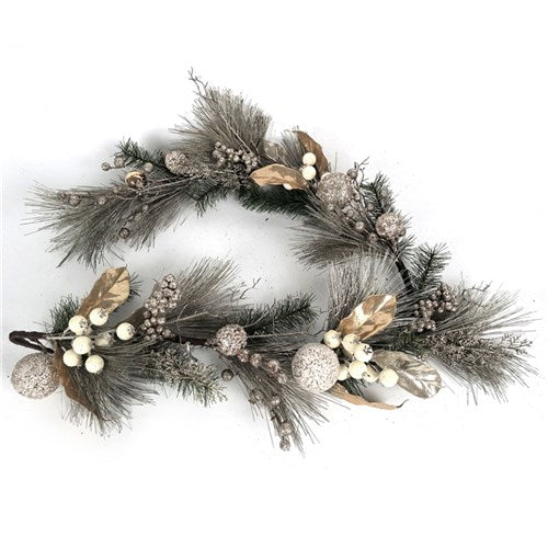 Christmas 150cm Garland Champagne