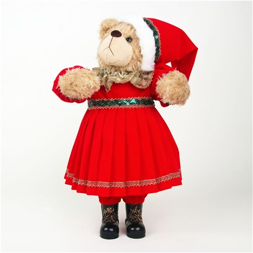 Red Mrs Santa Claus Teddy Bear 55cm