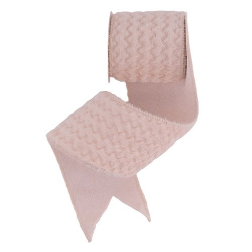 Ribbon White with Clear Sequin & Wire Edge 10cm x 10m