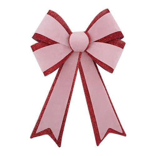Bow Pink & Red 30X43cm