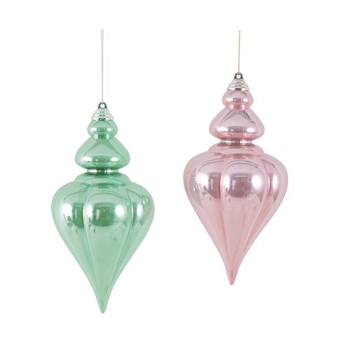 Mint & Pink Finial 25cm 2 assorted