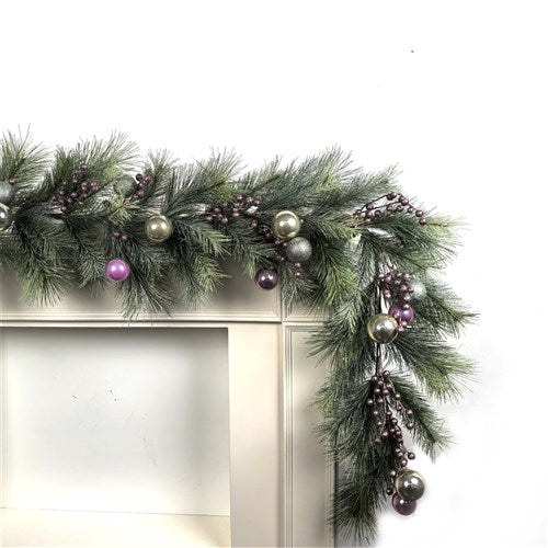 Garland Pink, Mint, Champagne Pine 180cm