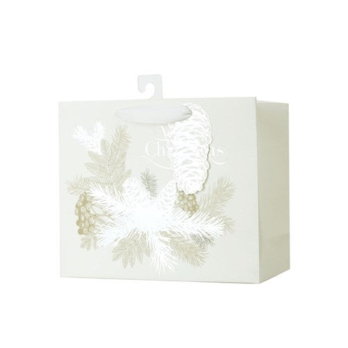 Gift Bag Pine Cone Horizontal 32x12x26cm Large