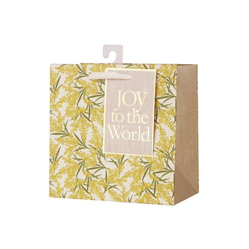 Gift Bag Australiana Botanical 17.5x17.5x10cm Medium