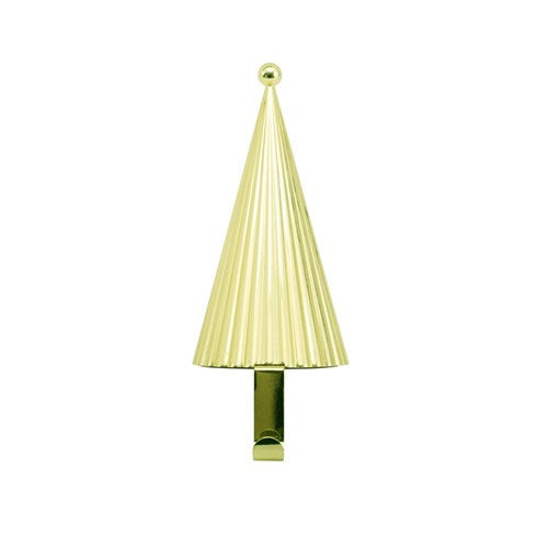 Gold Christmas Tree Stocking Hanger