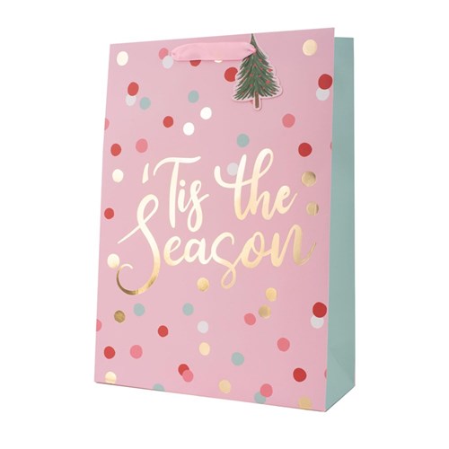 Gift Bag Tis The Season 30x42x12cm Xlarge