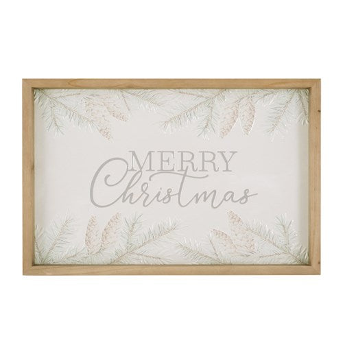 Metal Merry Christmas Wall Sign 50.8X2.5X33.7cm