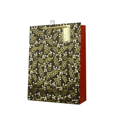 Gift Bag Misteltoe 30x42x12cm Xlarge