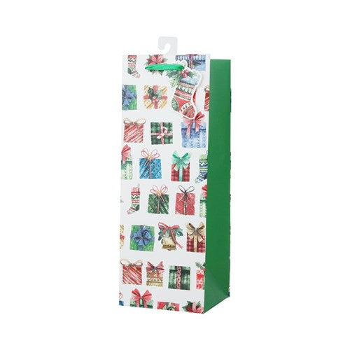Bottle Bag Christmas Gift Box 13X36X12cm