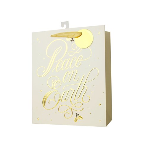 Gift Bag Peace On Earth 26x32x12cm Large