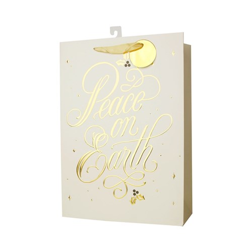 Gift Bag Peace On Earth 30x44x12cm Xlarge