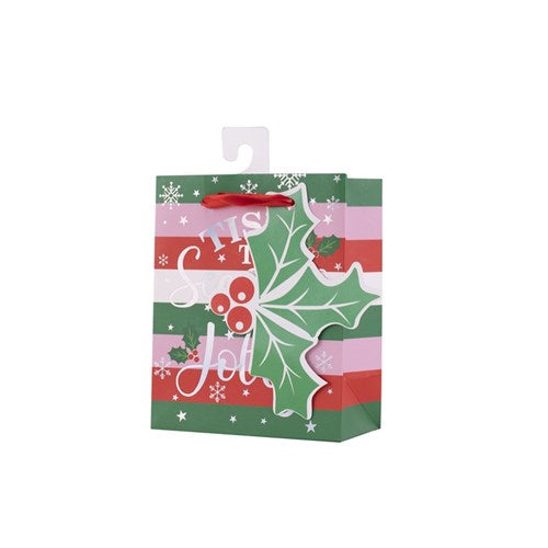 Gift Bag Tis The Season 11.1x13.7x6.2cm Small