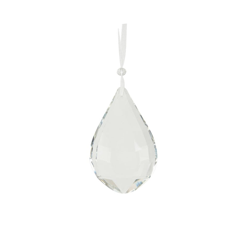 crystal drop Christmas tree decoration 5 x 9cm