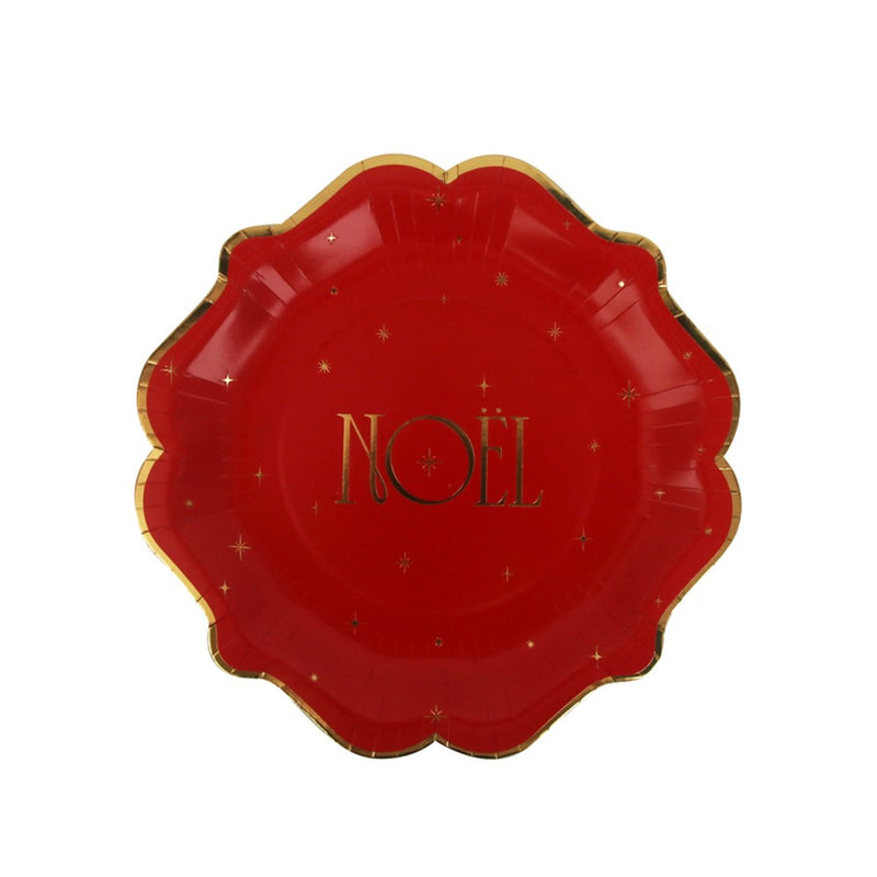 Noel Christmas paper plates 23cm 20 pack