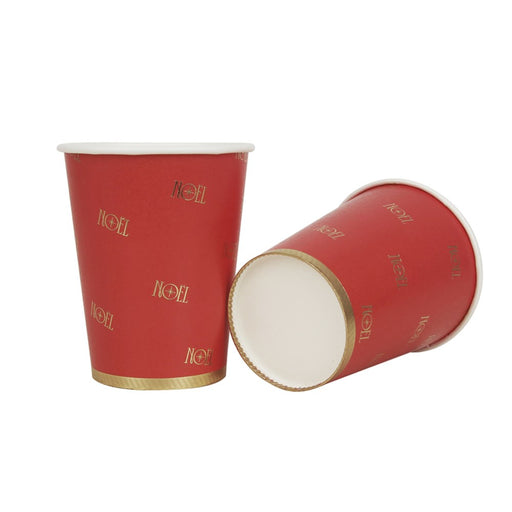 Noel Christmas paper cups 20 pack 266ml