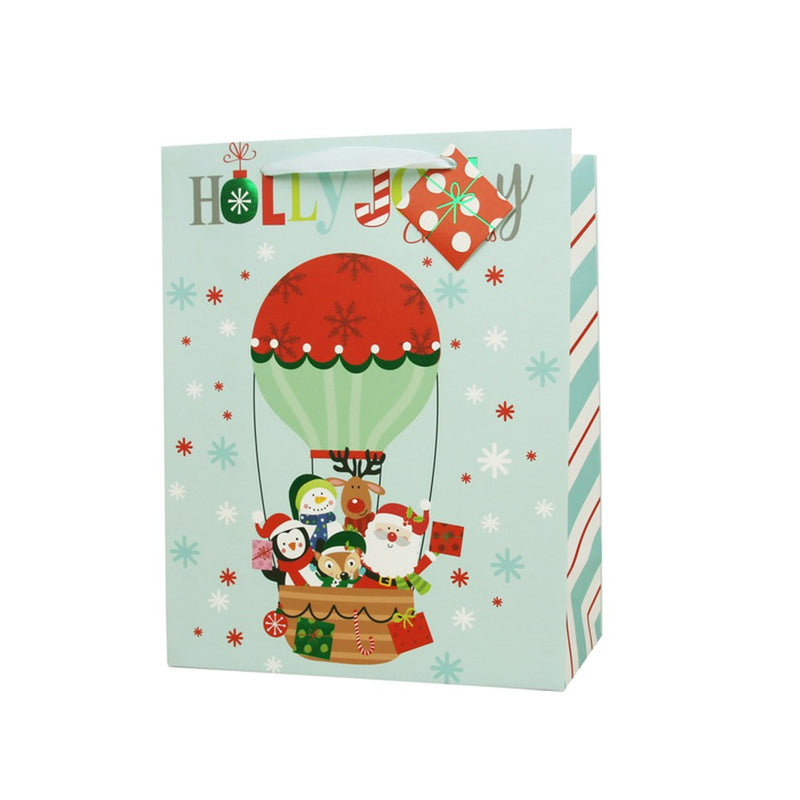 large peppermint candy Christmas gift bag