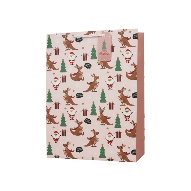extra large Australiana Christmas gift bag