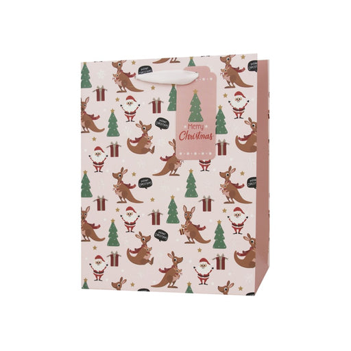 medium Australiana Christmas gift bag