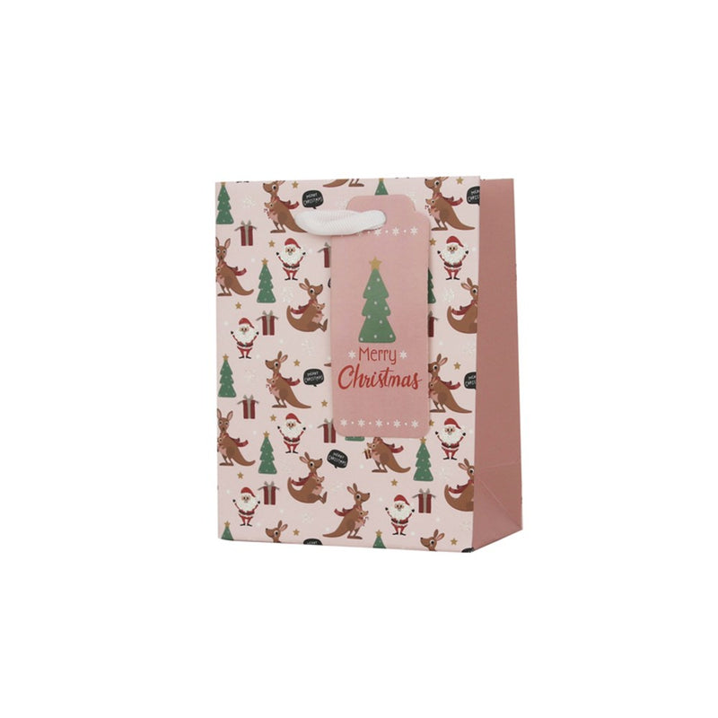 small Australiana Christmas gift bag
