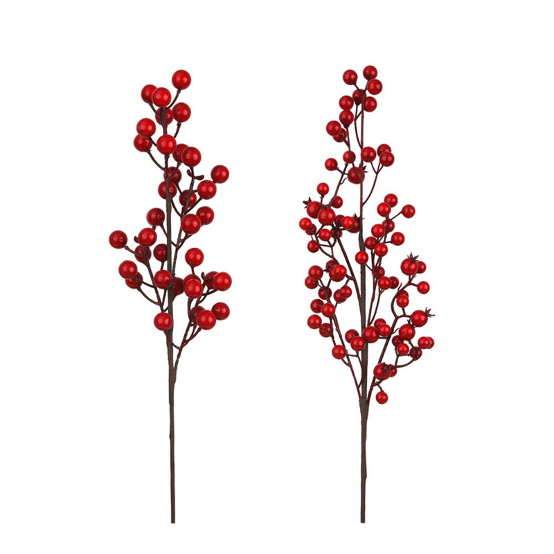 60cm Christmas berry pick in 2 assorted designs