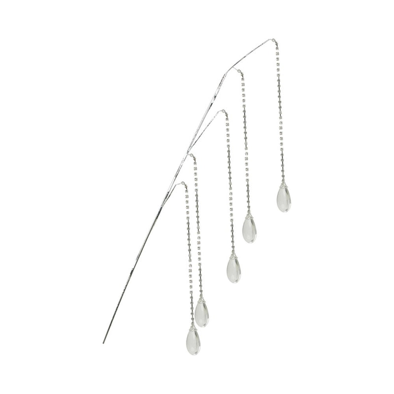 62cm crystal drop Christmas decoration with five strands