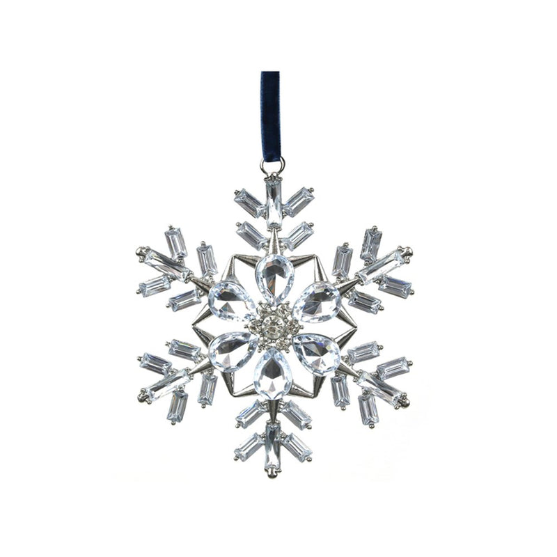 10.5cm crystal snowflake Christmas decoration