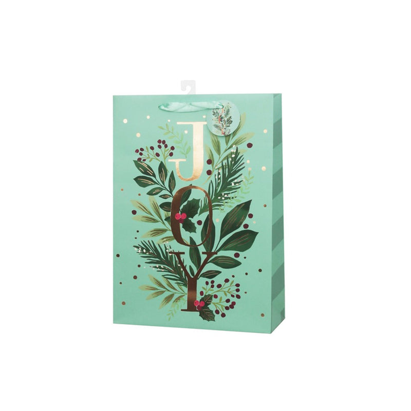 extra large Joy Christmas gift bag