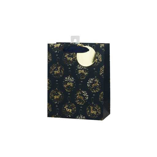 medium Christmas reindeer gift bag