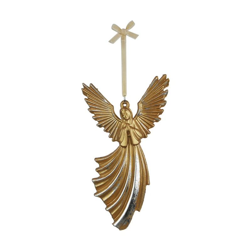gold angel Christmas tree decoration