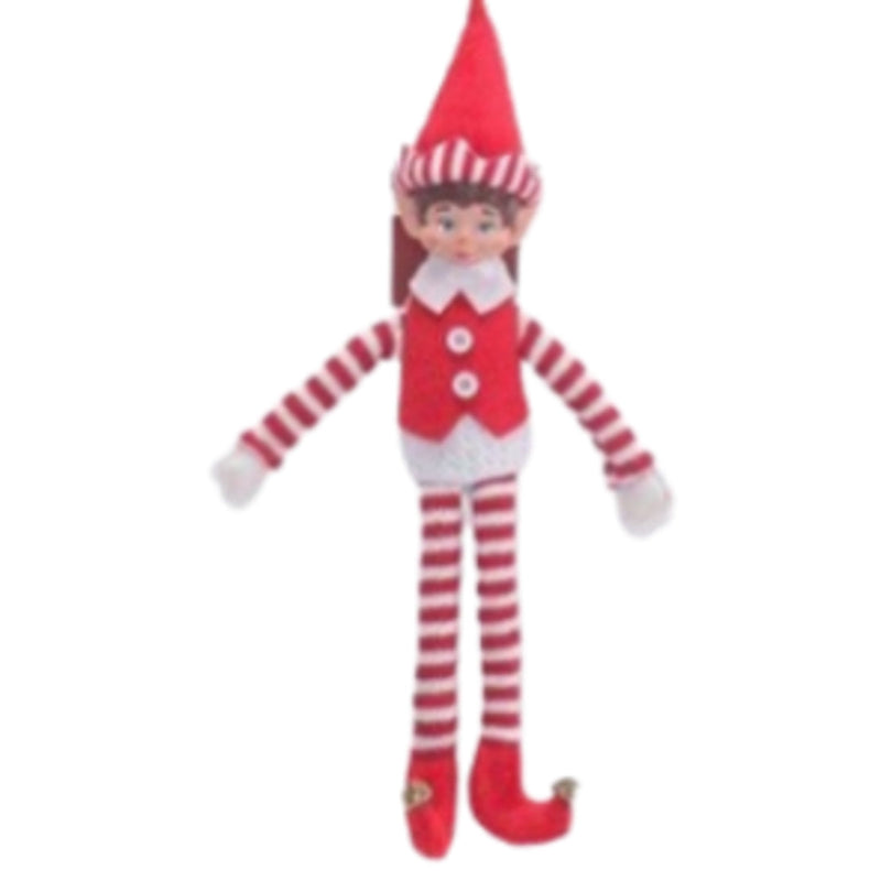 Ronis Tree Hanging Porcelin Face Elf Decoration Him And Her Set Of 2 30cm