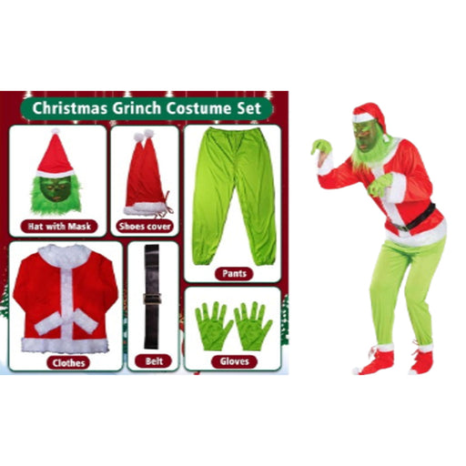 Ronis Christmas Grinch Costume Set