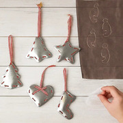 Vintage Tin Deco Check Ribbon – thumbnail